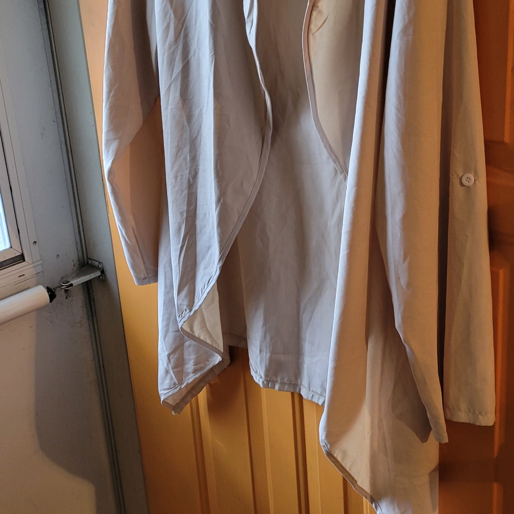 Womens Cream Hankerchief Jacket